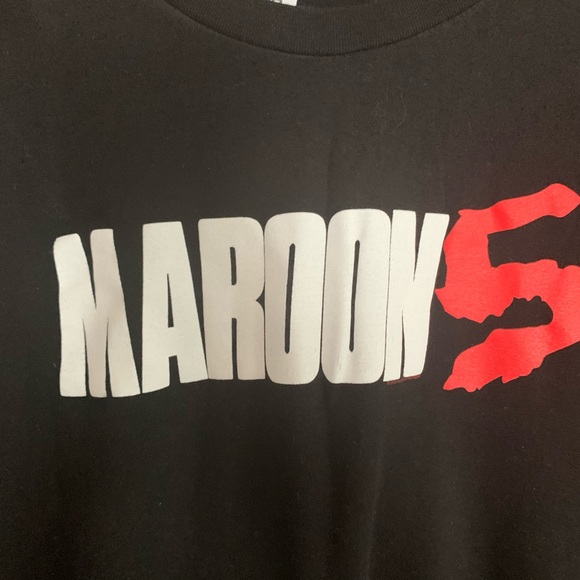 Maroon 5 Band Concert Tour T-shirt Large EUC - Picture 3 of 5